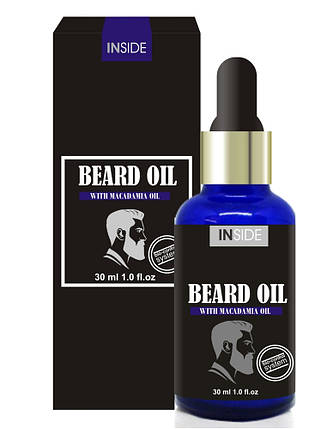 Олія для догляду за бородою з феромонами Beard Oil Macadamia, 30 мл , фото 2