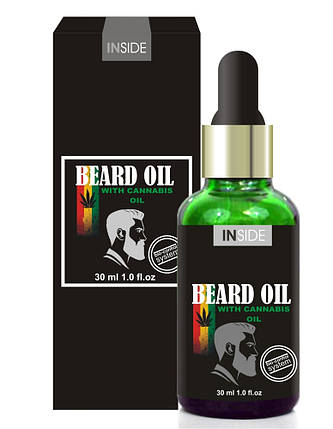 Олія для догляду за бородою з феромонами та конопляною олією Cannabis Beard Oil, 30 мл , фото 2