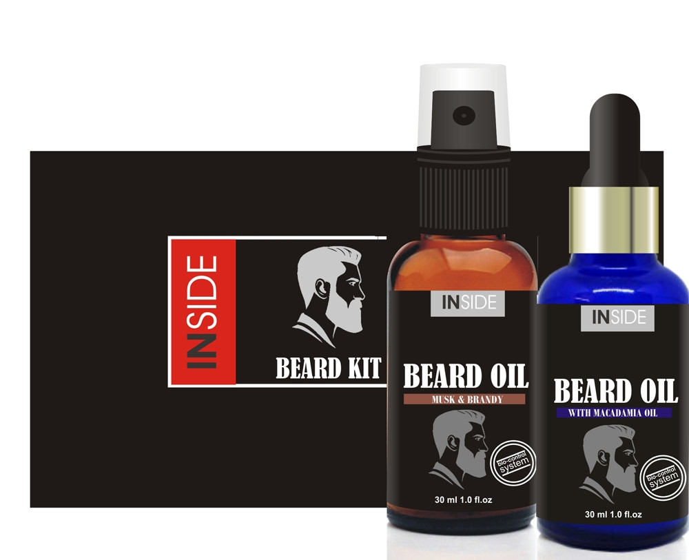 Набір для догляду за бородою з феромонами Beard Oil Kit, 2 шт. по 30 мл 