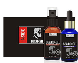 Набір для догляду за бородою з феромонами Beard Oil Kit, 2 шт. по 30 мл 