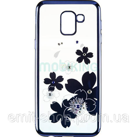 Силіконовий чохол Beckberg для Samsung Galaxy J6 2018 (J600) Flowers, фото 2