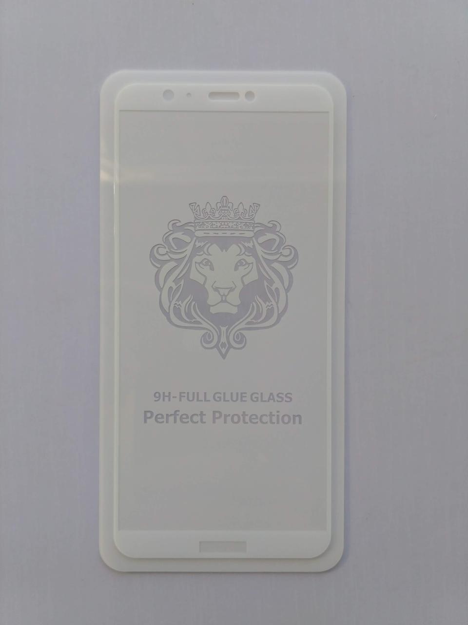 Скло Full Glue для Huawei Y5 Prime 2018 / Honor 7S White (Білий) Білий 1855P