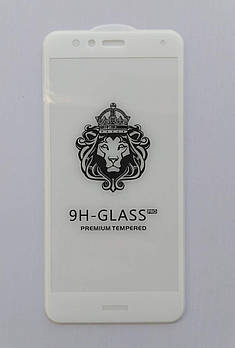 Скло 5D Full Glue для Huawei P10 Lite Білий 1857P
