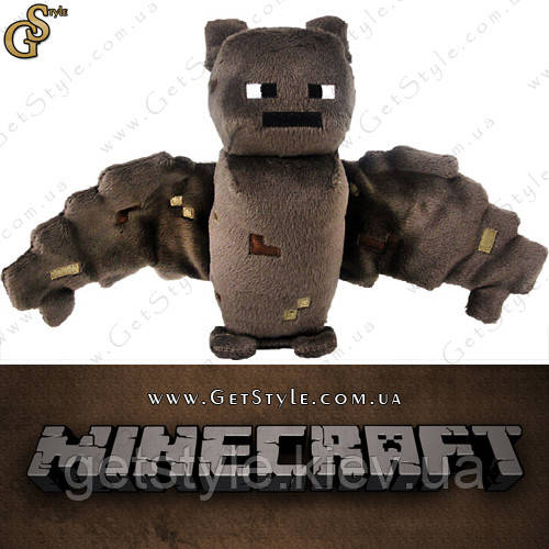 Іграшка кажан Minecraft - "Bat" - 18 х 24 см