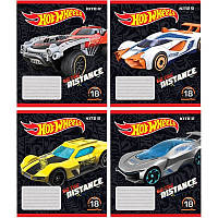 Тетрадь школьная Kite Hot Wheels, 18 листов, в линию, HW19-237