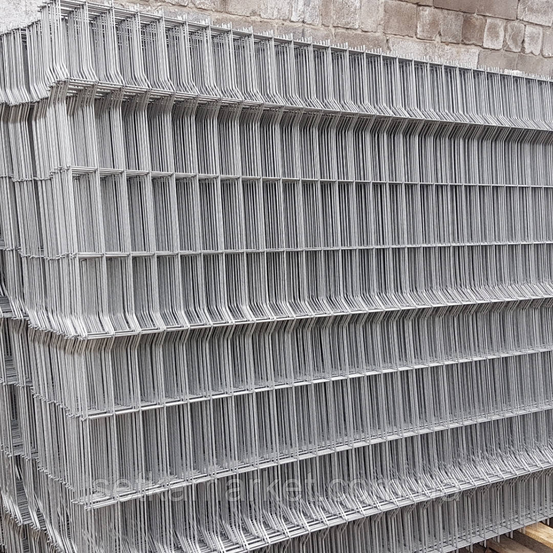 Сітка зварна, осередок 50×200, діаметр 4(3,8) мм, оцинкована.