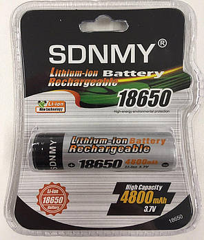 Акумулятори 18650 SDNMY 4800mAh Li-ion 3,7V (200)