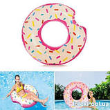Intex надувний круг Пончик вкушений Donuts 56265 94 см, фото 4