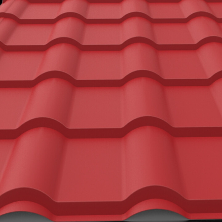 Металочерепиця Мюнхен RAL 3011 0,45 мм / Арсенал центр