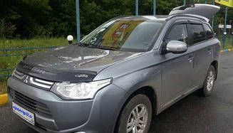 Дефлектор капота для Mitsubishi Outlander (2012>) (VT-52)