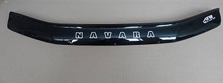 Дефлектор капота для Nissan Navara (D40) (2005>) (VT-52)