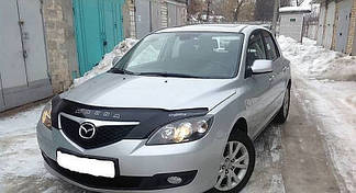 Дефлектор капота для Mazda 3 (хетчбек) (2003>) (VT-52)