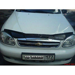 Дефлектор капота для Chevrolet Lanos (2005>) (VT-52)