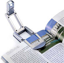 Ліхтарик-закладка світлодіодний на прищіпці для читання