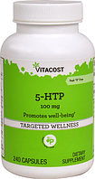 Гидрокситриптофан, Vitacost, 5-HTP, 100 мг, 240 капсул
