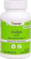 Коэнзим Q10, Vitacost, CoQ10, 30 мг, 120 капсул