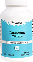 Калію цитрат, Potassium Citrate, Vitacost, 300 капсул