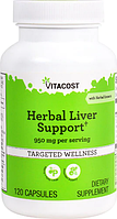 Комплекс для печінки, Vitacost, Herbal Liver Support, 950 мг, 120 капсул