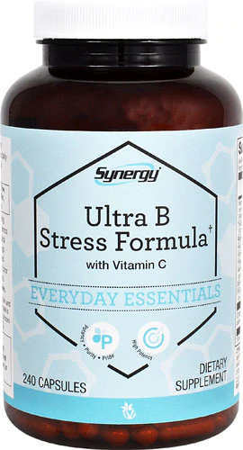 Комплекс вітамінів B з вітаміном с, Vitacost, Ultra Stress B with Vitamin C Formula, 240 капсул
