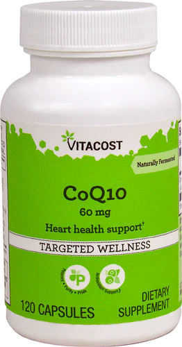 Коэнзим Q10, Vitacost, CoQ10, 60 мг, 120 капсул - фото 1 - id-p901450617