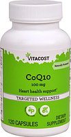 Коэнзим Q10, Vitacost, CoQ10, 100 мг, 120 капсул