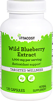 Чорниця, екстракт, Vitacost, Wild Blueberry Extract, 1000 мг, 120 капсул
