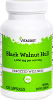 Чорний горіх, Black Walnut Hull, Vitacost, 1000 мг, 120 капсул
