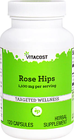 Плоди шипшини, Vitacost, Rose Hips, 1100 мг, 120 капсул