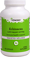 Ехінацея, Vitacost, Echinacea, 1200 мг, 180 капсул