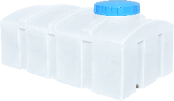 Ємність 1000 л квадратна ГК ПБ біла Командор 2000