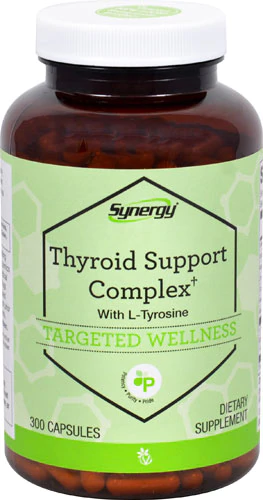 Комплекс для щитоподібної залози L-тирозином, Vitacost, Thyroid Support Complex with L-Амінокислоти, 300 капсул