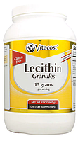 Лецитин в гранулах, Vitacost, Lecithin Granules Unflavored, 907 грам