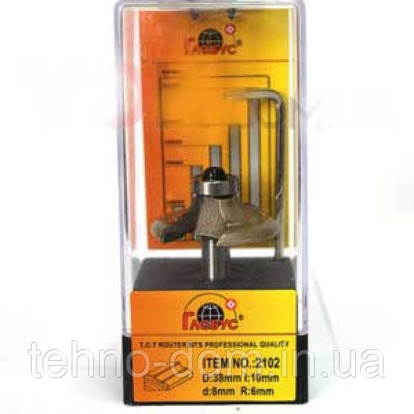Фреза ГЛОБУС 2102 R6 крайкова калевкова