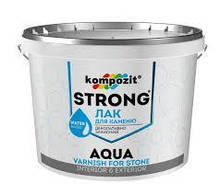 Лак для каменю STRONG AQUA Композит на водній основі 0,75 л
