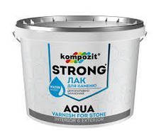 Лак для каменю STRONG AQUA Композит на водній основі 2,5 л прозорий