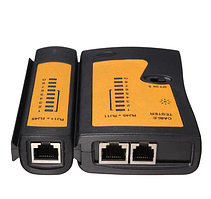 Кабельний тестер скрученої пари мережевий RJ45 RJ11