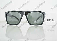 Оптом очки мужские солнцезащитные брендовые Prada (Прада) - Черные - 5155