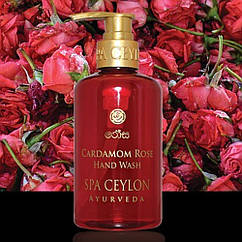 Засіб для миття рук (рідке мило) Кардамон і Троянда (Cardamom Rose Hand Wash, Spa Ceylon)