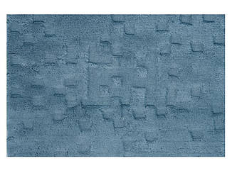 Килимок д/ванної cotton TAMA блакитний	55 x 65 cm_10.19915