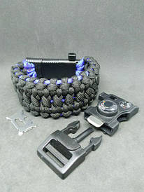 Браслет виживання з паракорда 15 в 1, "Darth Vader Knot"