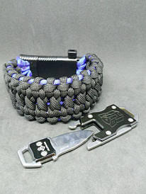 Браслет виживання з паракорда з ножем, "Darth Vader Knot"