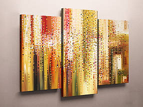 Модульні картини-абстракцій від виробника "Фантастичні міста". Фотодрук на полотні на замовлення. VE, фото 3