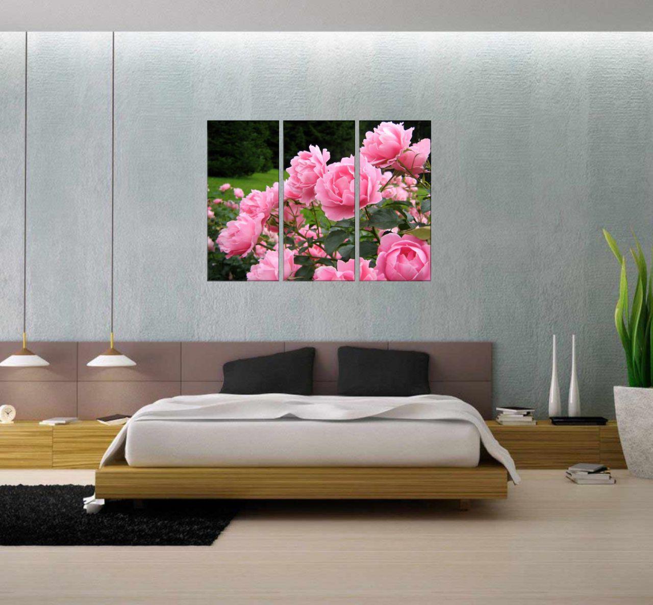 Модульна фото картина на полотні півонії квіти VE