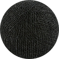 Декоративные хлопковые шарики из ниток Black