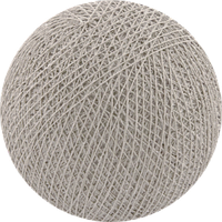 Декоративні бавовняні кульки з ниток Light Brown