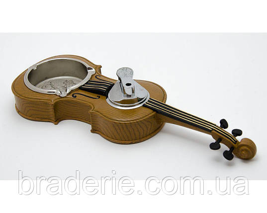 Пепельниця Скрипка з запальничкою 1350, фото 2