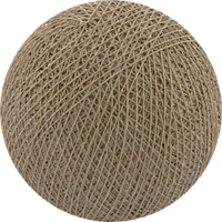 Декоративні бавовняні кульки з ниток Caffe Latte