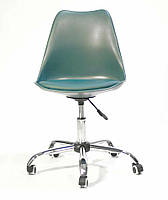 Крісло Milan Office бірюзове на колесах з регулюванням висоти, дизайн Charles Eames у стилі лофт, фото 6