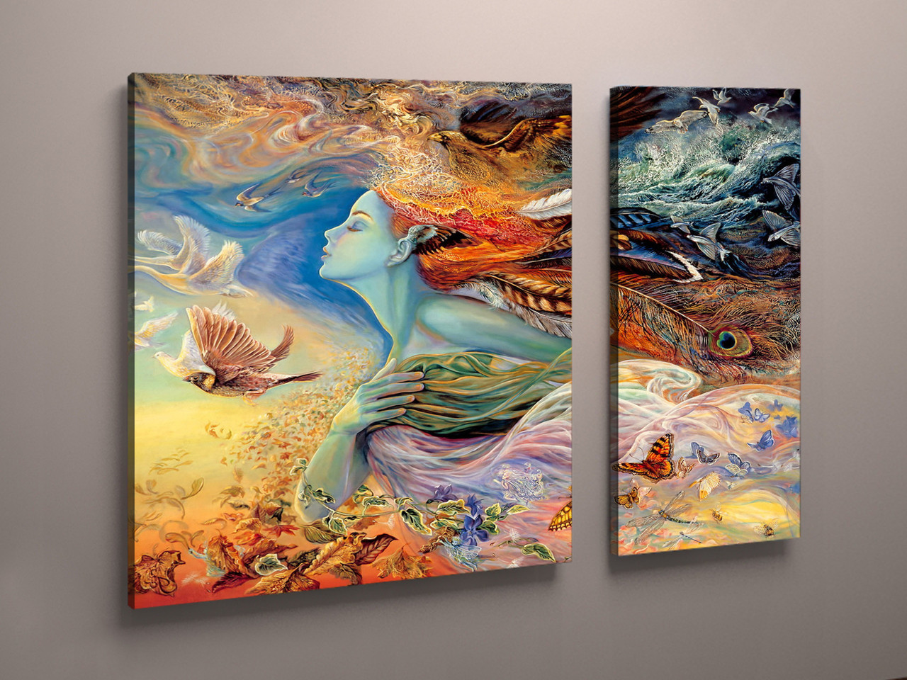 Модульні картини для спальні VE