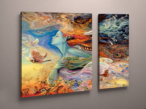 Модульні картини для спальні VE, фото 1